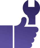 Icon: Thumbs up + Tool