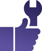 Icon: Thumbs up + Tool