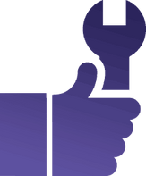 Icon: Thumbs up + Tool