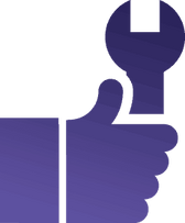 Icon: Thumbs up + Tool