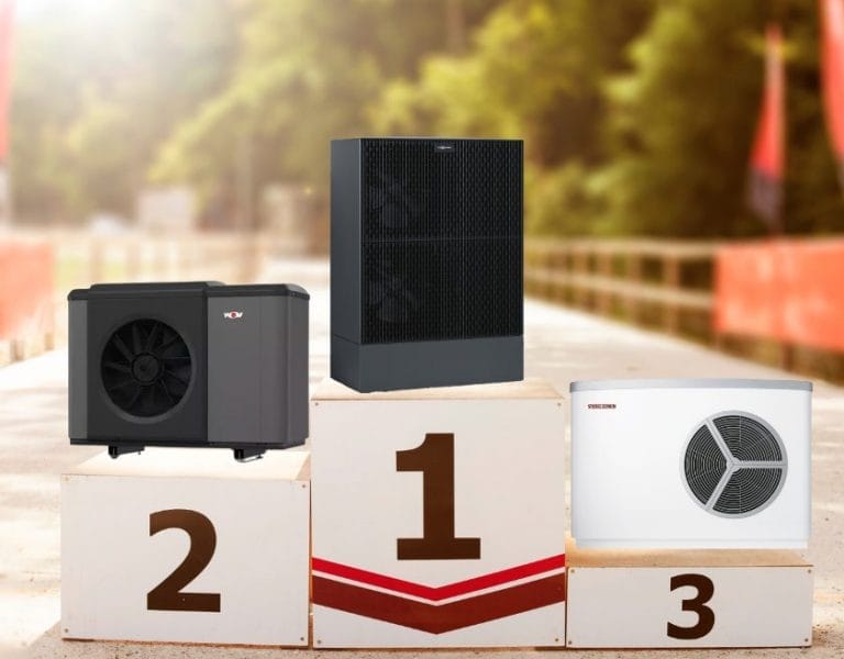 Wärmepumpen Test Platz 1 bis 3