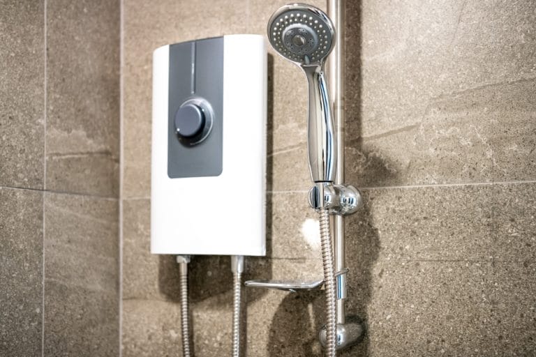 Durchlauferhitzer in der Dusche