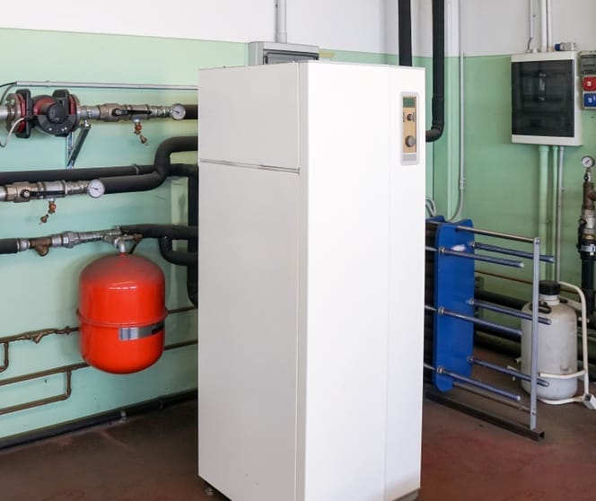 Wasser-Wasser-Wärmepumpe Inneneinheit